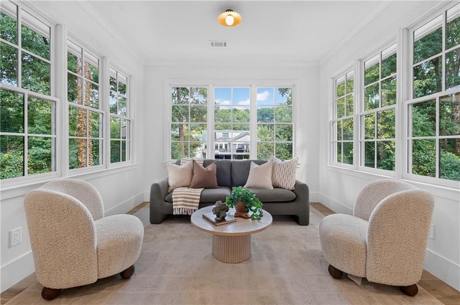 Furnished interior view inside a new home in , Atlanta (Image 44).