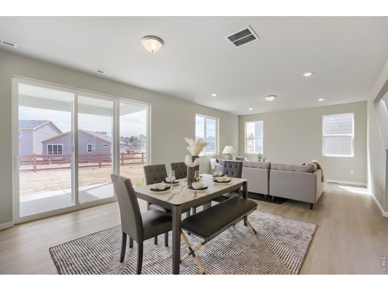 Furnished interior view inside a new home in Country Club Reserve, Fort Collins (Image 10).