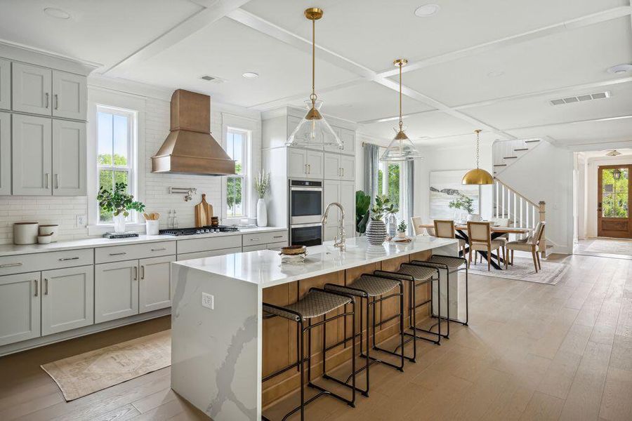 Furnished interior view inside a new home in Miller's Crossing, Johns Island (Image 27).