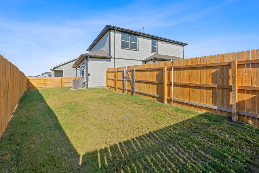 View of fenced backyard View of fenced backyard