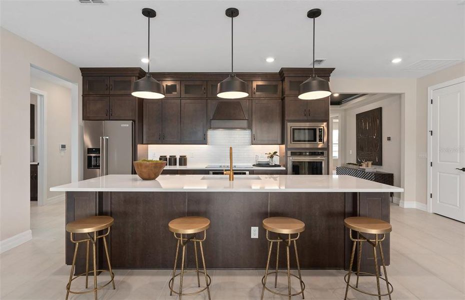 Furnished interior view inside a new home in EverBe, Orlando (Image 10).