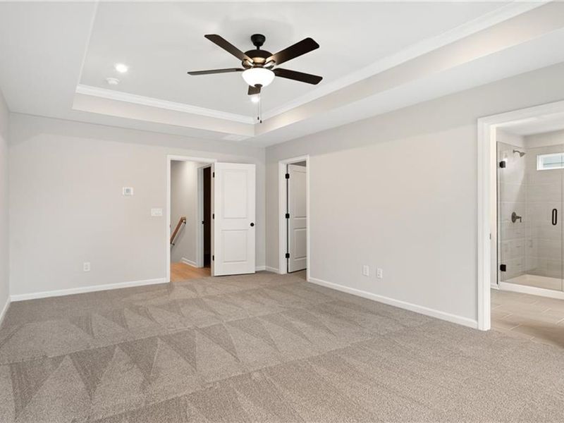 Spacious, unfurnished interior of a new home in The Village at Shallowford, Kennesaw (Image 11).