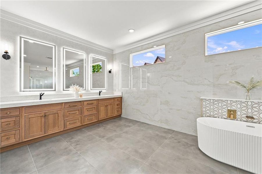 Furnished interior view inside a new home in , Buford (Image 6).