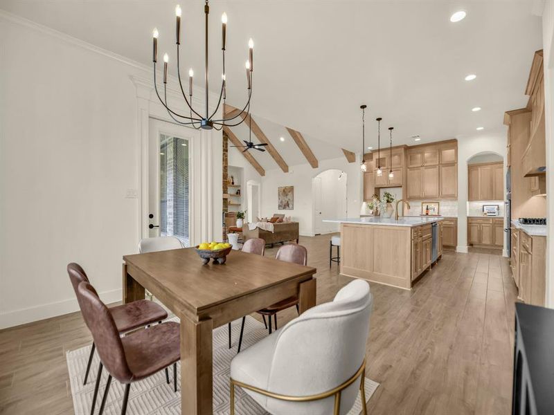 Furnished interior view inside a new home in , Decatur (Image 8).