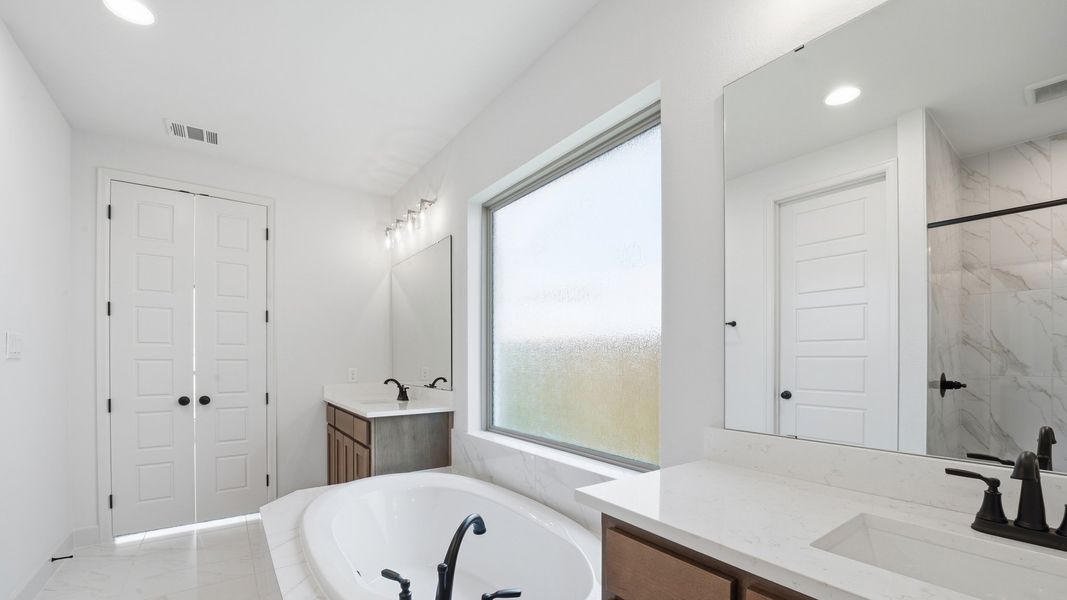 Furnished interior view inside a new home in The Heights at Uptown Celina, Celina (Image 15).