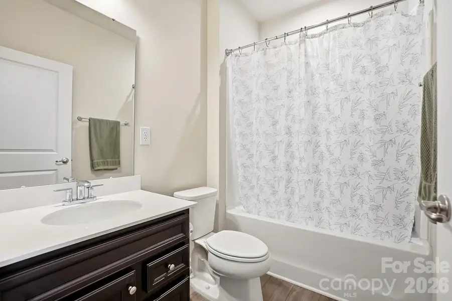 Furnished interior view inside a new home in Stone Creek Townhomes, Matthews (Image 25).