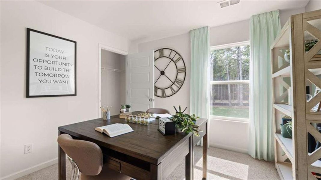 Furnished interior view inside a new home in Jackson Landing, Jefferson (Image 17). Furnished interior view inside a new home in Jackson Landing, Jefferson (Image 17).