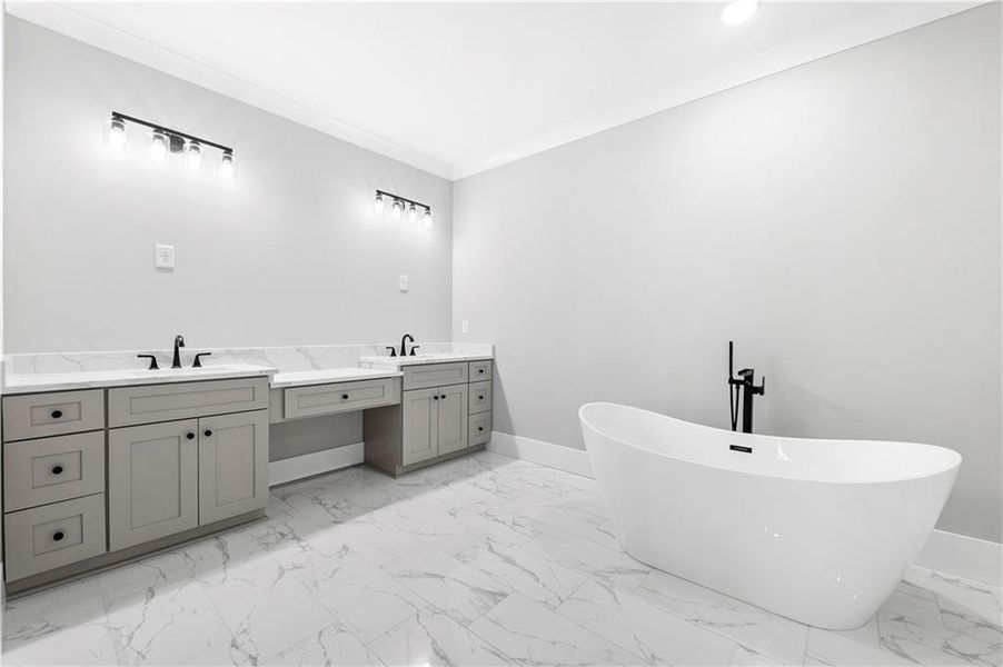 Furnished interior view inside a new home in , Brookhaven (Image 10).