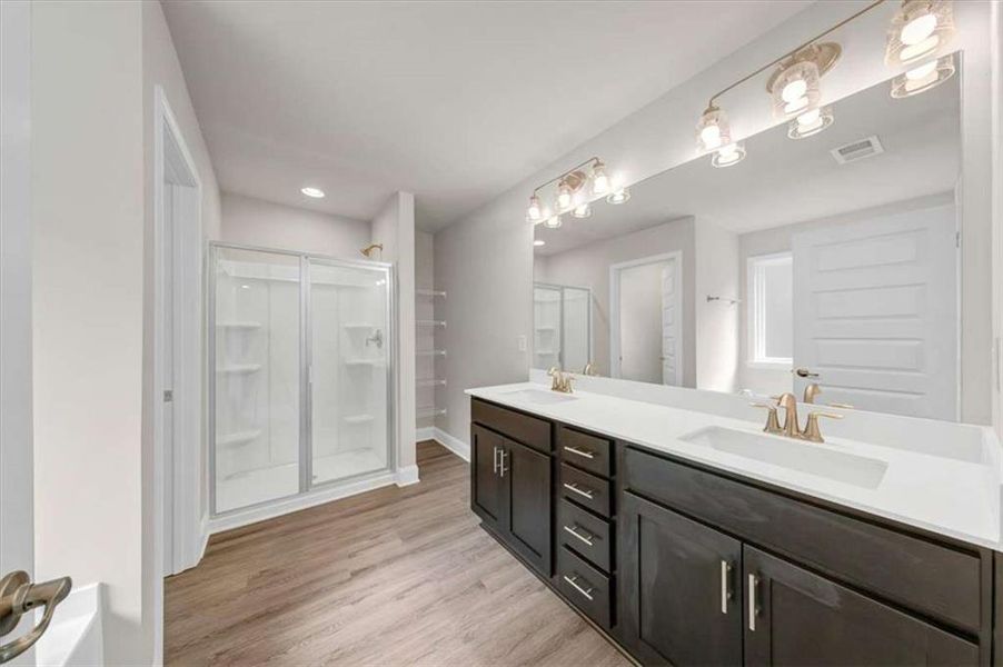 Furnished interior view inside a new home in Scarlett Place, Bowdon (Image 11).