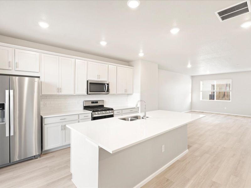 The Cameron floorplan interior image taken at a Meritage Homes community in Broomfield, CO.