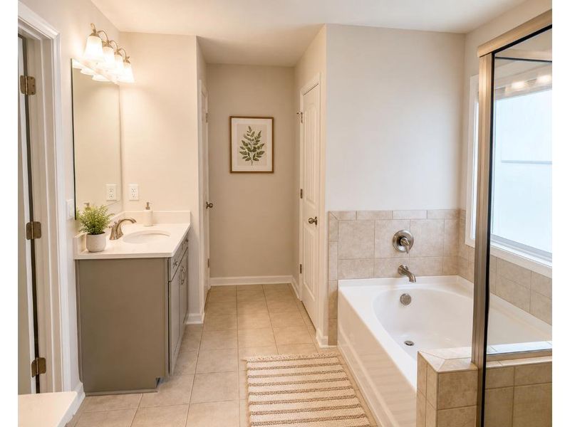 Furnished interior view inside a new home in , Cumming (Image 11).