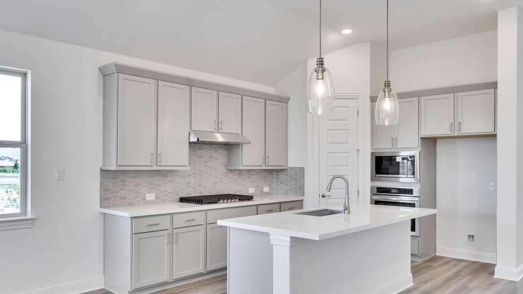 Furnished interior view inside a new home in Preserve at Lakeside Meadows, Pflugerville (Image 5).