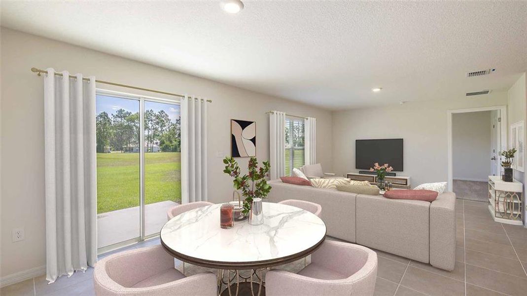 Furnished interior view inside a new home in Abbott Park, Zephyrhills (Image 6). Furnished interior view inside a new home in Abbott Park, Zephyrhills (Image 6).