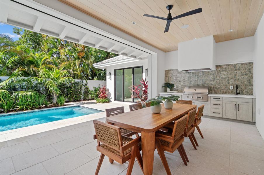 Furnished interior view inside a new home in , Delray Beach (Image 10).