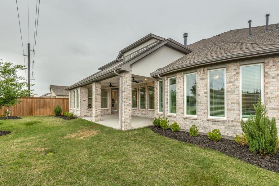 Exterior details and patio area of a home in , Cypress (Image 3).