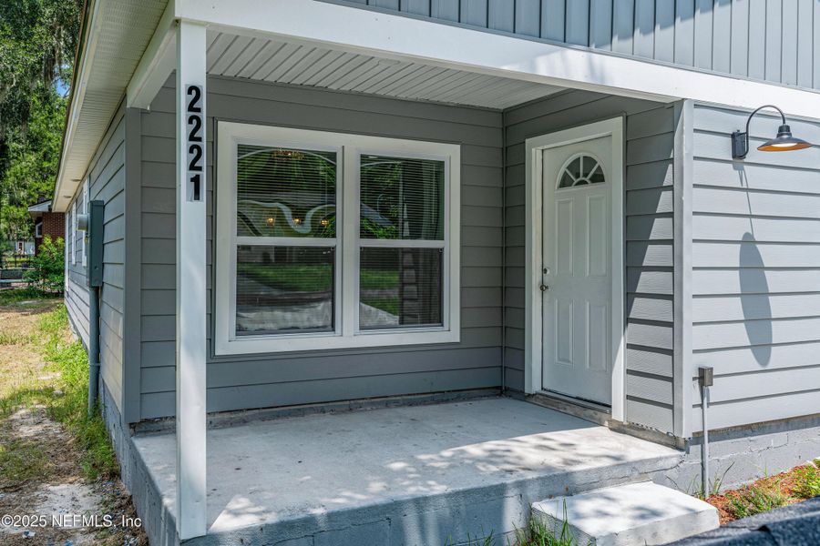 Front exterior of a new home in , Jacksonville, FL, highlighting curb appeal (Image 23). Front exterior of a new home in , Jacksonville, FL, highlighting curb appeal (Image 23).
