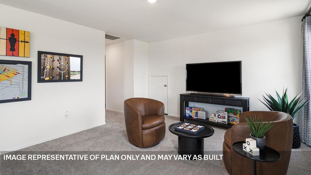 Furnished interior view inside a new home in Talavera, Kyle (Image 26).