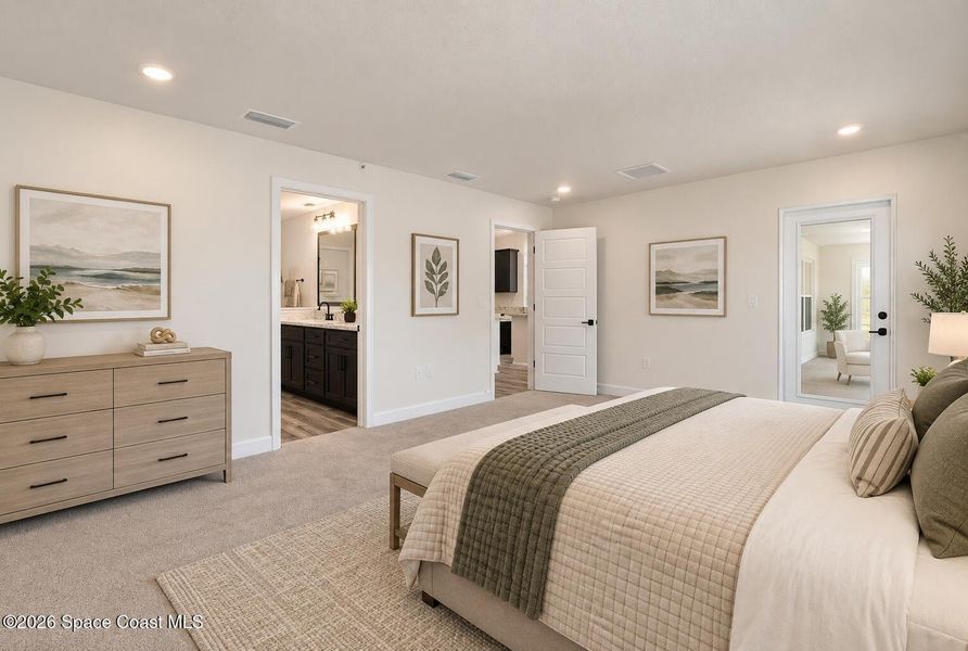 Furnished interior view inside a new home in Palm Bay, Palm Bay (Image 7). Furnished interior view inside a new home in Palm Bay, Palm Bay (Image 7).