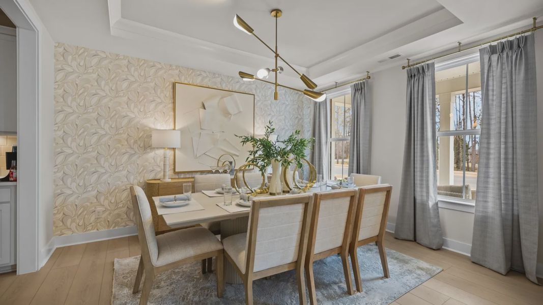 The Stonefield Plan by DRB Homes in McBride Indian Trail, NC - Dining The Stonefield Plan by DRB Homes in McBride Indian Trail, NC - Dining