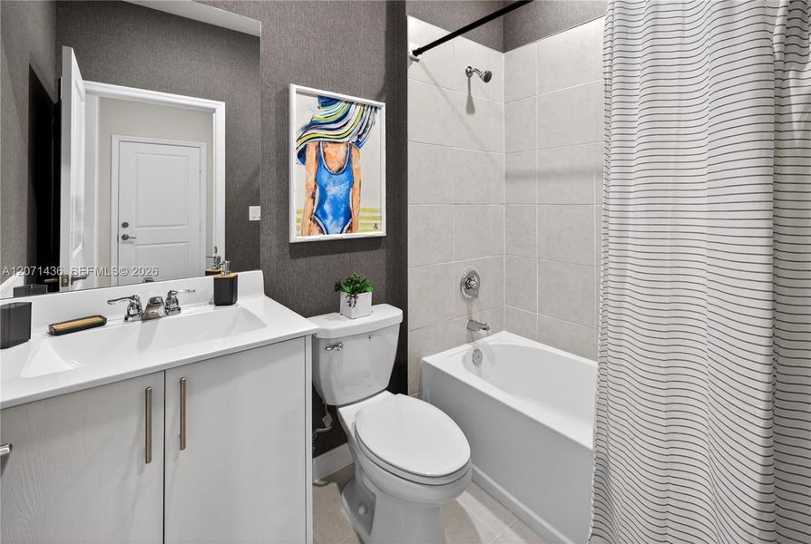 Furnished interior view inside a new home in Acacia Groves, Miami (Image 10).