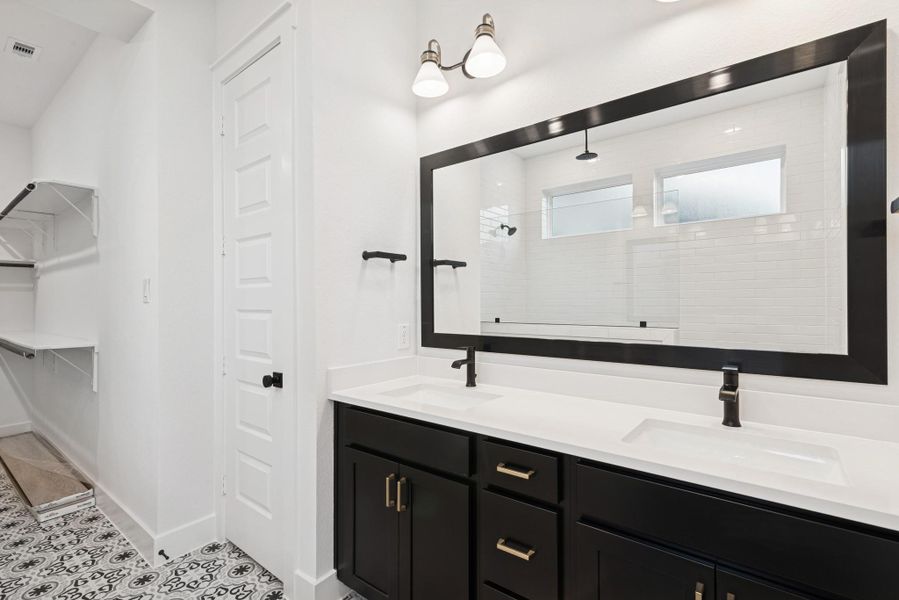 Furnished interior view inside a new home in The Highlands - Grove Collection, Porter (Image 9).