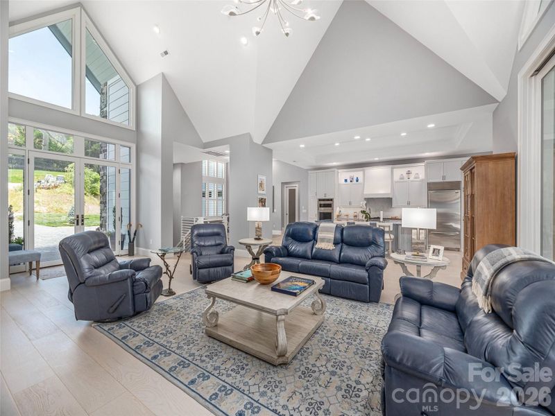 Furnished interior view inside a new home in , Maggie Valley (Image 6).