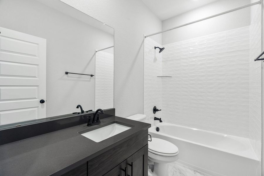 Furnished interior view inside a new home in Highland Village, Georgetown (Image 10). Furnished interior view inside a new home in Highland Village, Georgetown (Image 10).