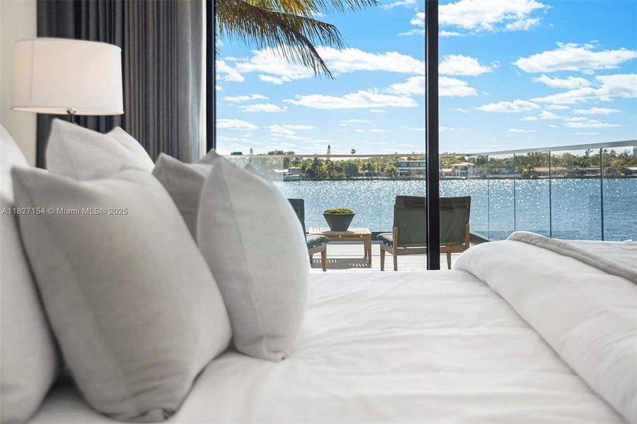 Furnished interior view inside a new home in , Miami Beach (Image 34).