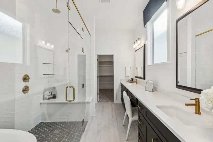 Representative furnished interior of a home built from the Iredell by Pulte Homes in Spring Branch Preserve, Montgomery (Image 6).