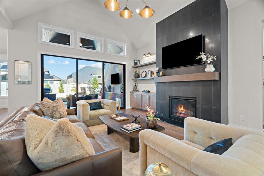 Furnished interior view inside a new home in , Argyle (Image 36).
