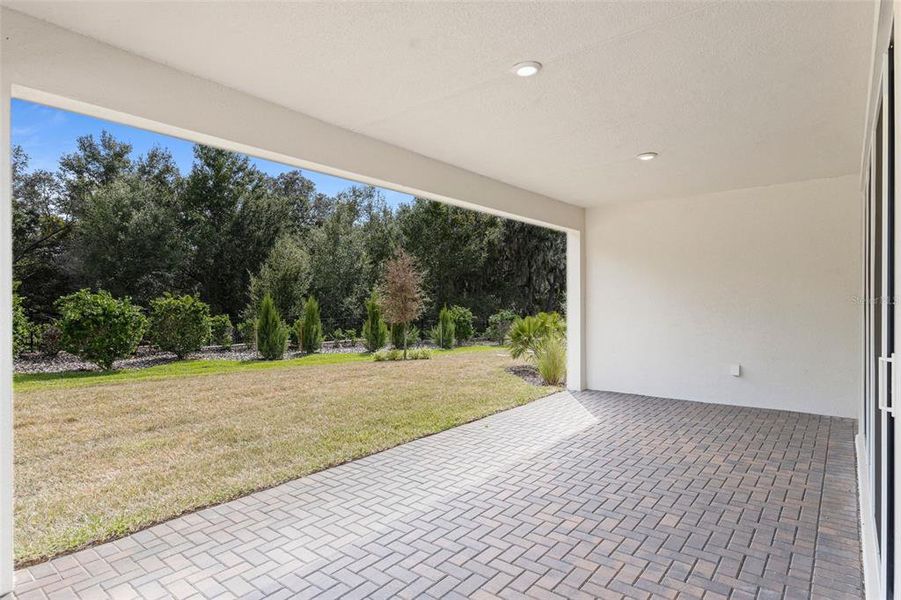 Exterior details and patio area of a home in Cresswind at Hammock Oaks, Lady Lake (Image 3). Exterior details and patio area of a home in Cresswind at Hammock Oaks, Lady Lake (Image 3).