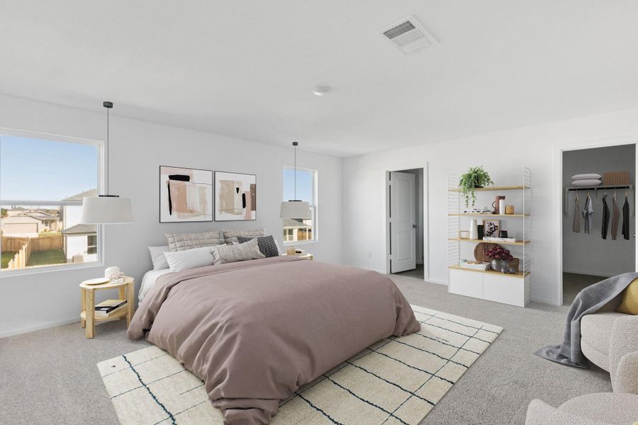 Furnished interior view inside a new home in Montgomery Bend, Montgomery (Image 13).