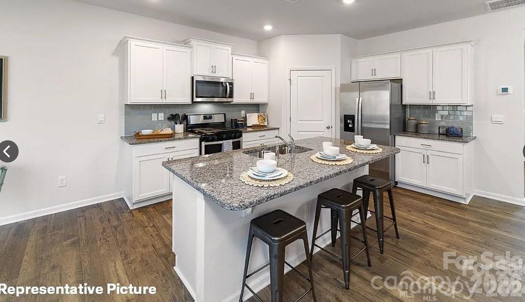 Furnished interior view inside a new home in Brinkley Ridge, Kings Mountain (Image 25).