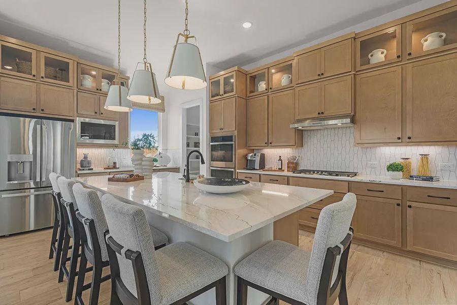 Furnished interior view inside a new home in Blue Heron, Mont Belvieu (Image 29).