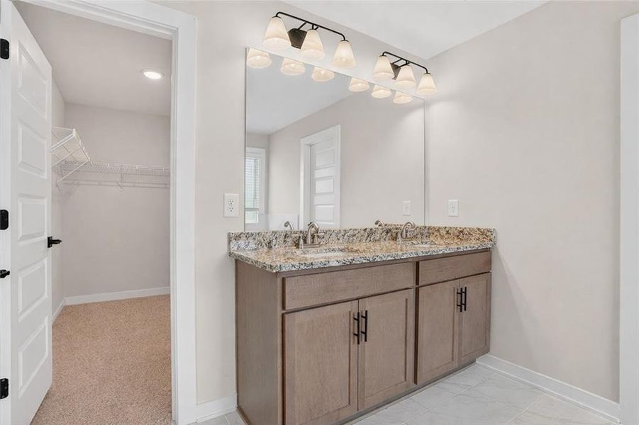 Furnished interior view inside a new home in The Fairways at Mirror Lake, Villa Rica (Image 9).