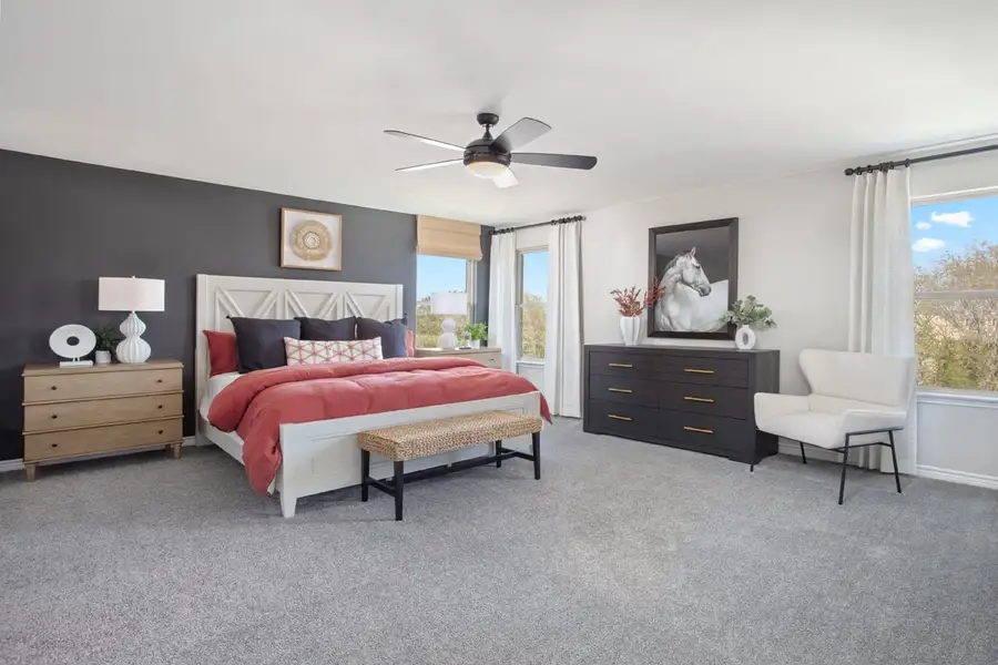 Representative furnished interior of a home built from the 2429 Modeled by KB Home in Princeton Estates, Princeton (Image 5).