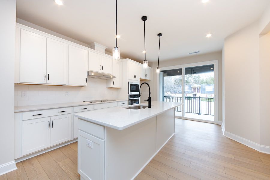 Furnished interior view inside a new home in Bellflower, Charlotte (Image 9).