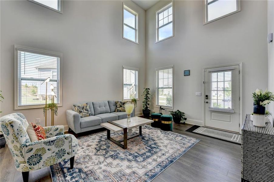 Furnished interior view inside a new home in , Cumming (Image 18). Furnished interior view inside a new home in , Cumming (Image 18).