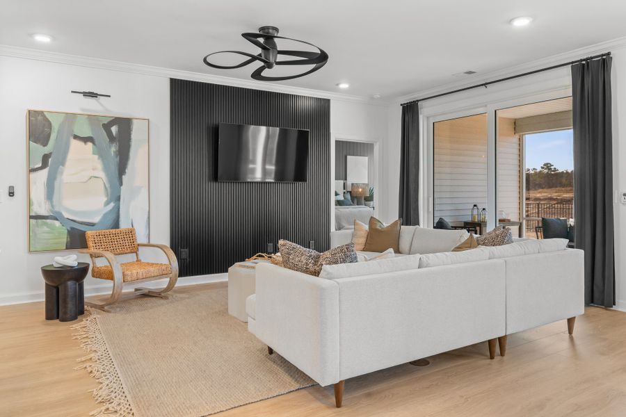 Representative furnished interior of a home built from the The Driftwood by Chesapeake Homes in Coastal Club of the Carolinas, Calabash (Image 25).
