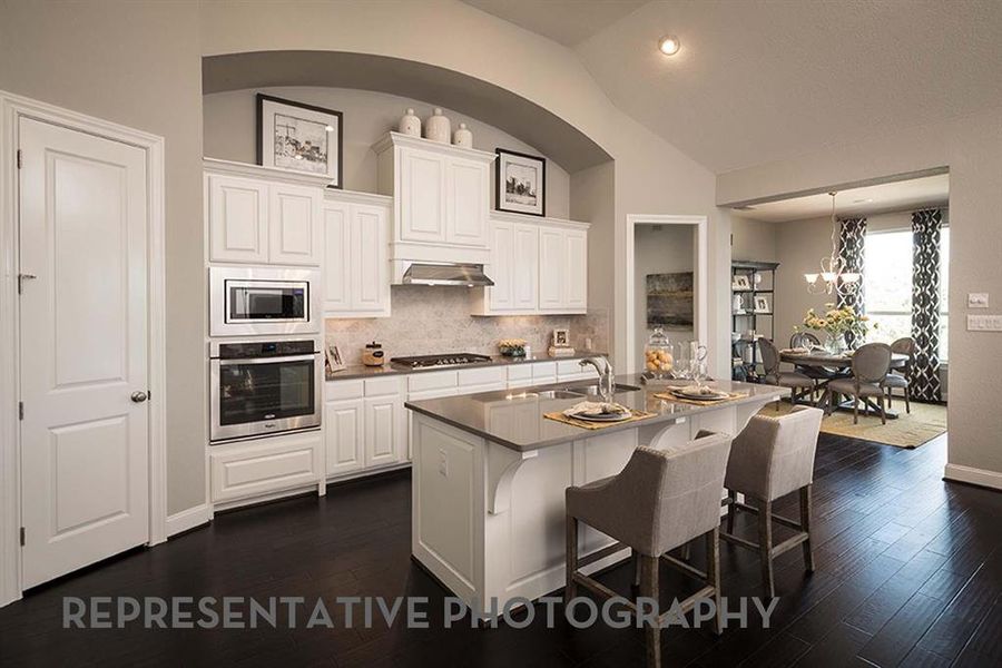 Furnished interior view inside a new home in Sandbrock Ranch, Aubrey (Image 4).