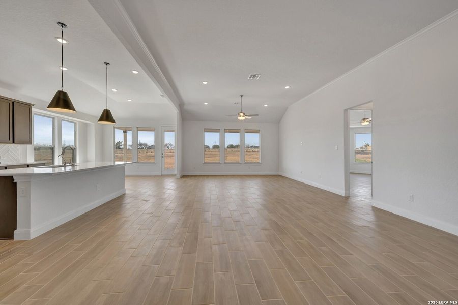 Spacious, unfurnished interior of a new home in Preserve at Annabelle Ranch, San Antonio (Image 39). Spacious, unfurnished interior of a new home in Preserve at Annabelle Ranch, San Antonio (Image 39).