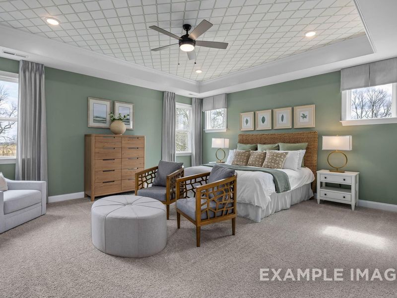 Furnished interior view inside a new home in Addison West, Holly Springs (Image 12). Furnished interior view inside a new home in Addison West, Holly Springs (Image 12).