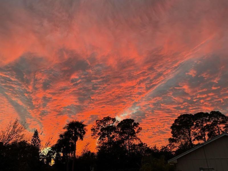 Sunset from Backyard Sunset from Backyard