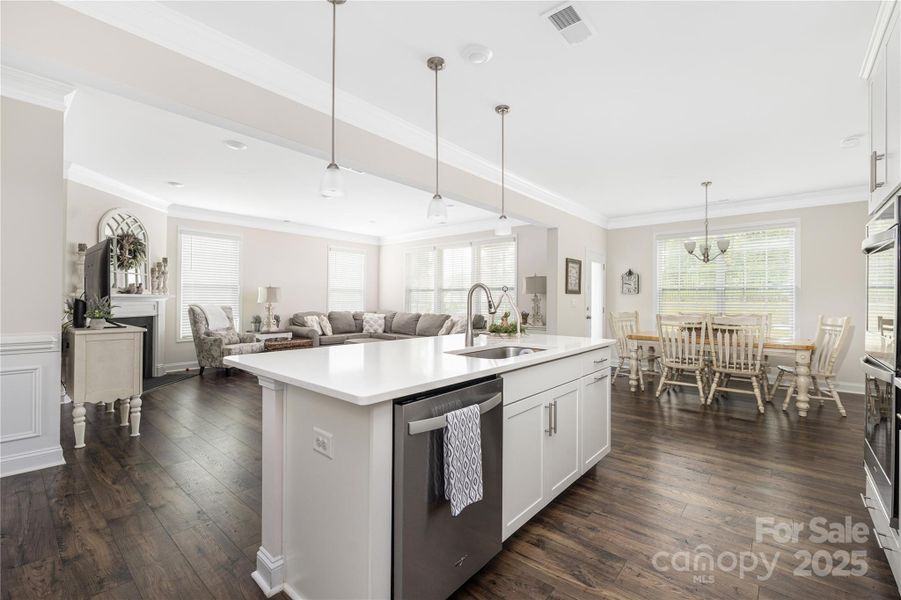 Furnished interior view inside a new home in , Troutman (Image 4).