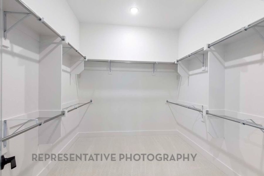 View of spacious closet