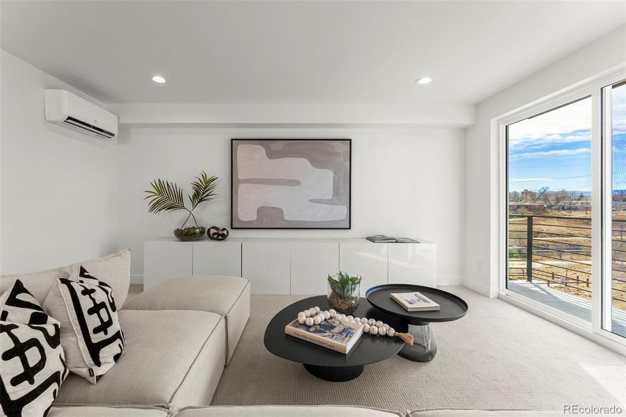 Furnished interior view inside a new home in , Denver (Image 16).