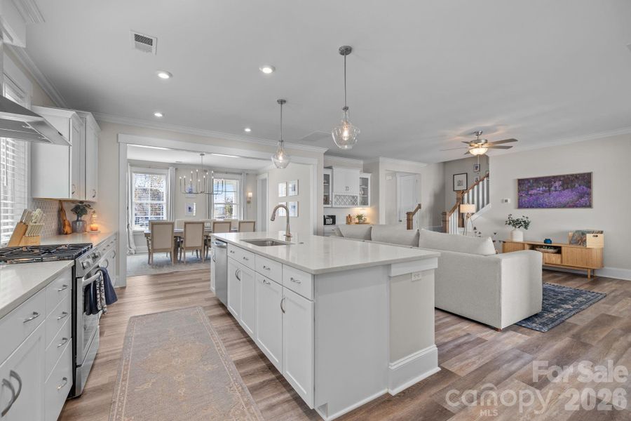 Furnished interior view inside a new home in Riverwalk, Rock Hill (Image 32).