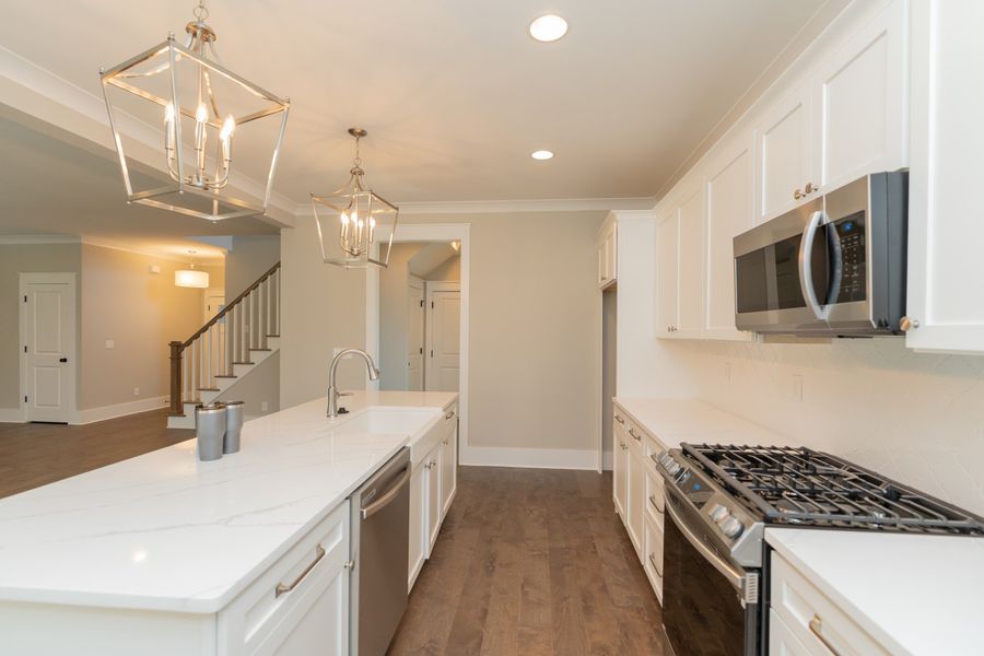 Furnished interior view inside a new home in Creekside, Cleveland (Image 9).