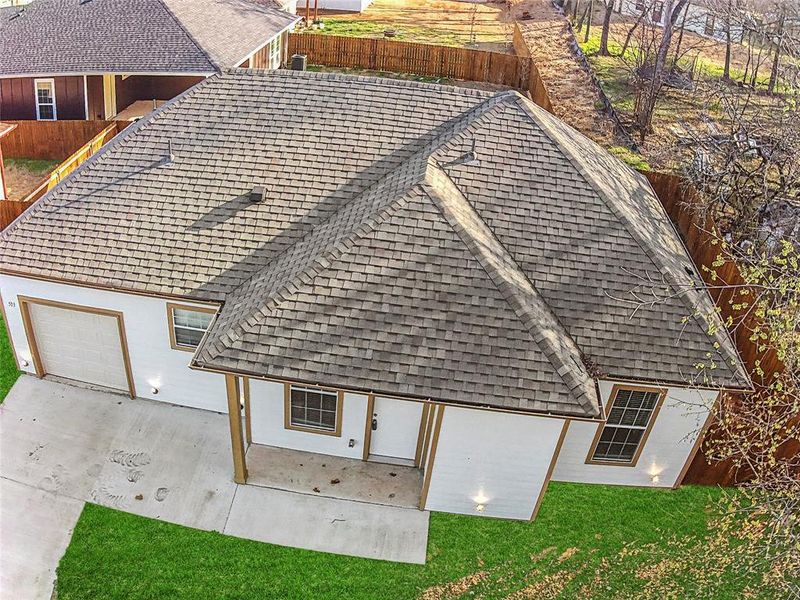 Exterior details and patio area of a home in , Bonham (Image 18).