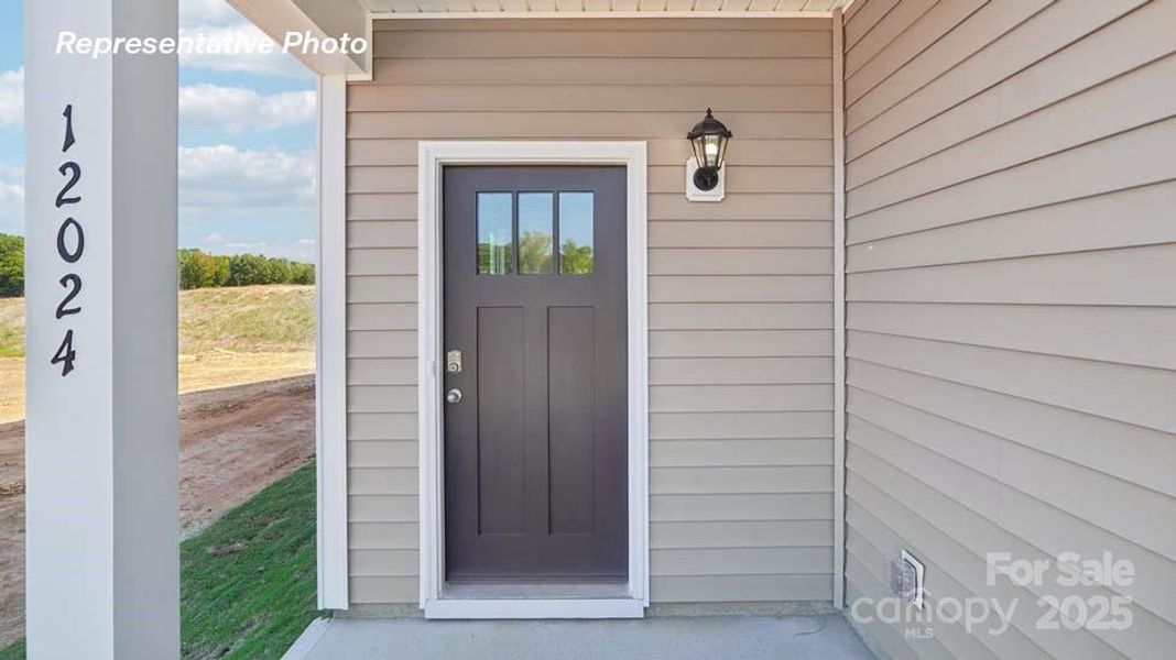 Exterior details and patio area of a home in Huffman Ridge, Hickory (Image 2).
